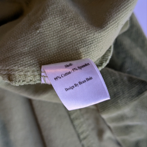 Corduroy Midi A-Line Skirt, Med, Vintage Y2K, w/ Kick Pleats, lace, pockets - Picture 7 of 10